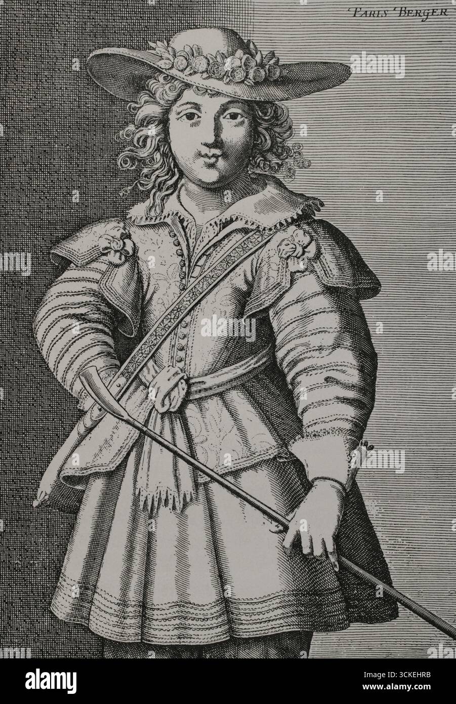 Le berger Paris (Herder Paris). Incisione di le Blond. XVI siècle: lettres, Sciences et Arts, France 1590-1700 (XVII secolo: Lettere, scienze e arti), di Paul Lacroix. Pubblicato a Parigi da Librairie de Firmin-Didot et Cie, 1882. Foto Stock