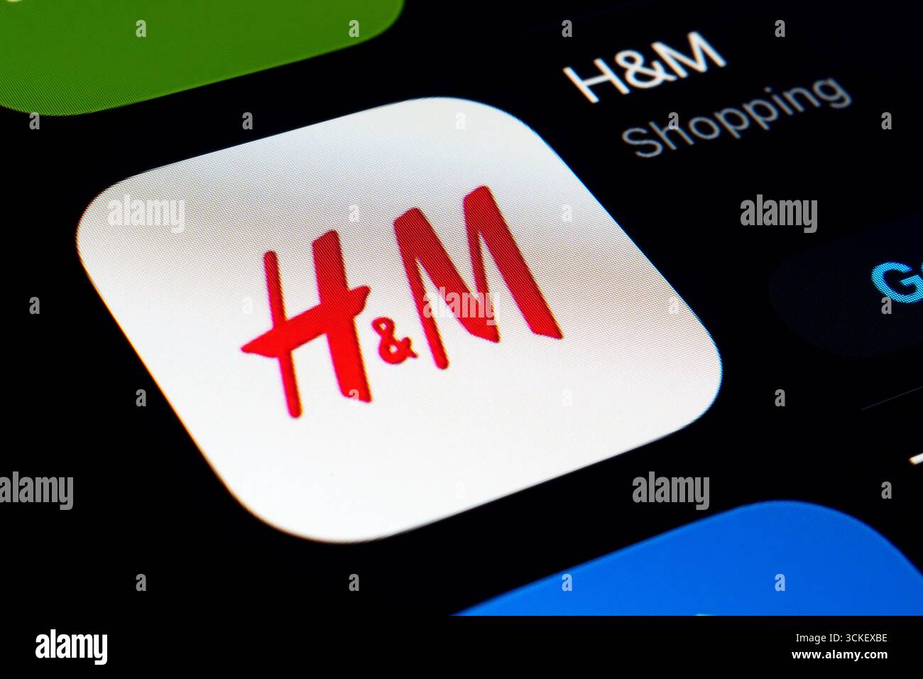 App H&M Foto Stock