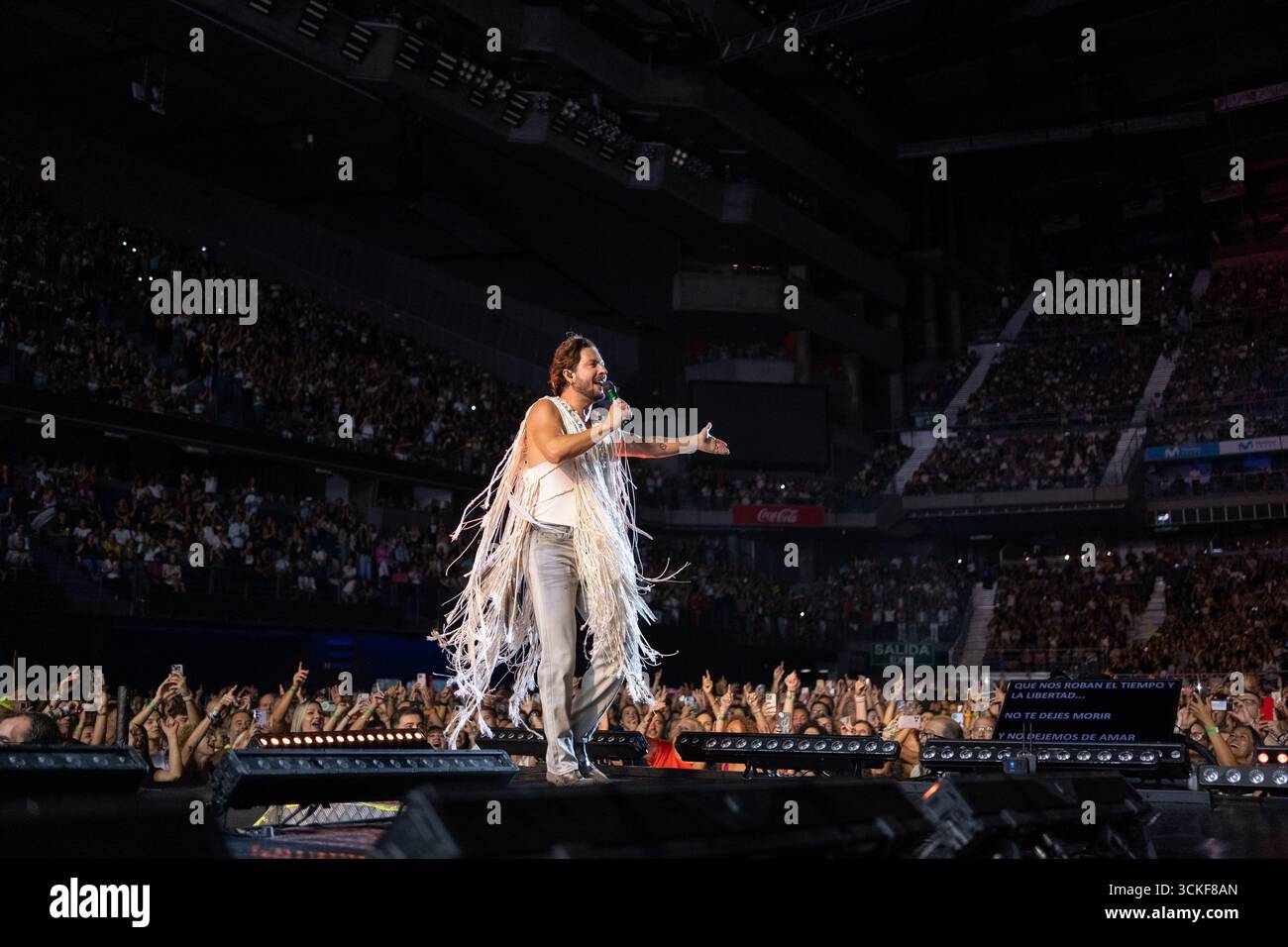 Madrid, Spagna. 11 settembre 2025. Manuel Carrasco alla Movistar Arena con il suo tour di Salvaje. (Foto di Rafael Beltran/Alamy Live News) Foto Stock