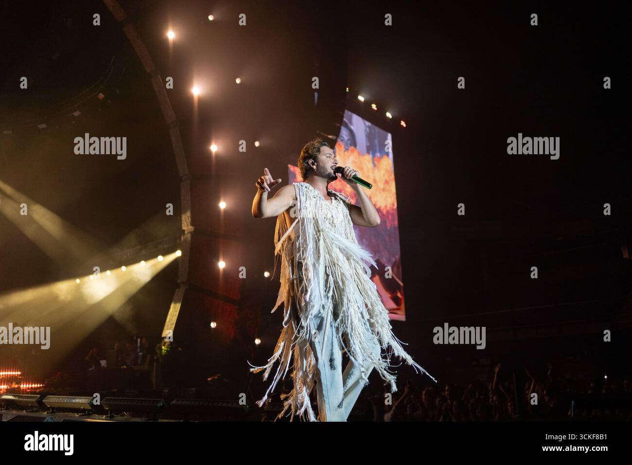 Madrid, Spagna. 11 settembre 2025. Manuel Carrasco alla Movistar Arena con il suo tour di Salvaje. (Foto di Rafael Beltran/Alamy Live News) Foto Stock