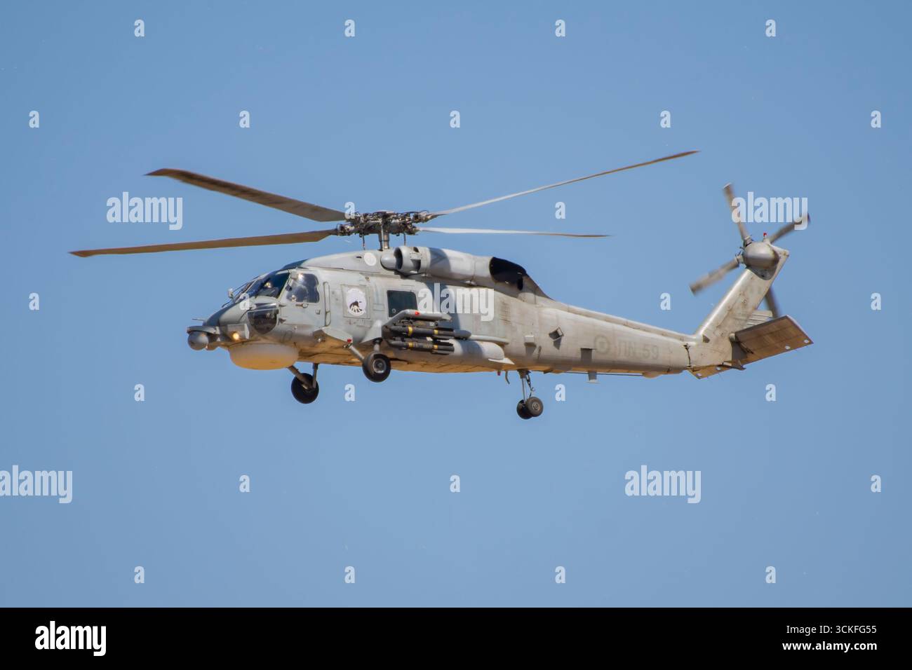 Sikorsky MH-60R Romeo all'AFW 2025 di Tanagra, Grecia Foto Stock
