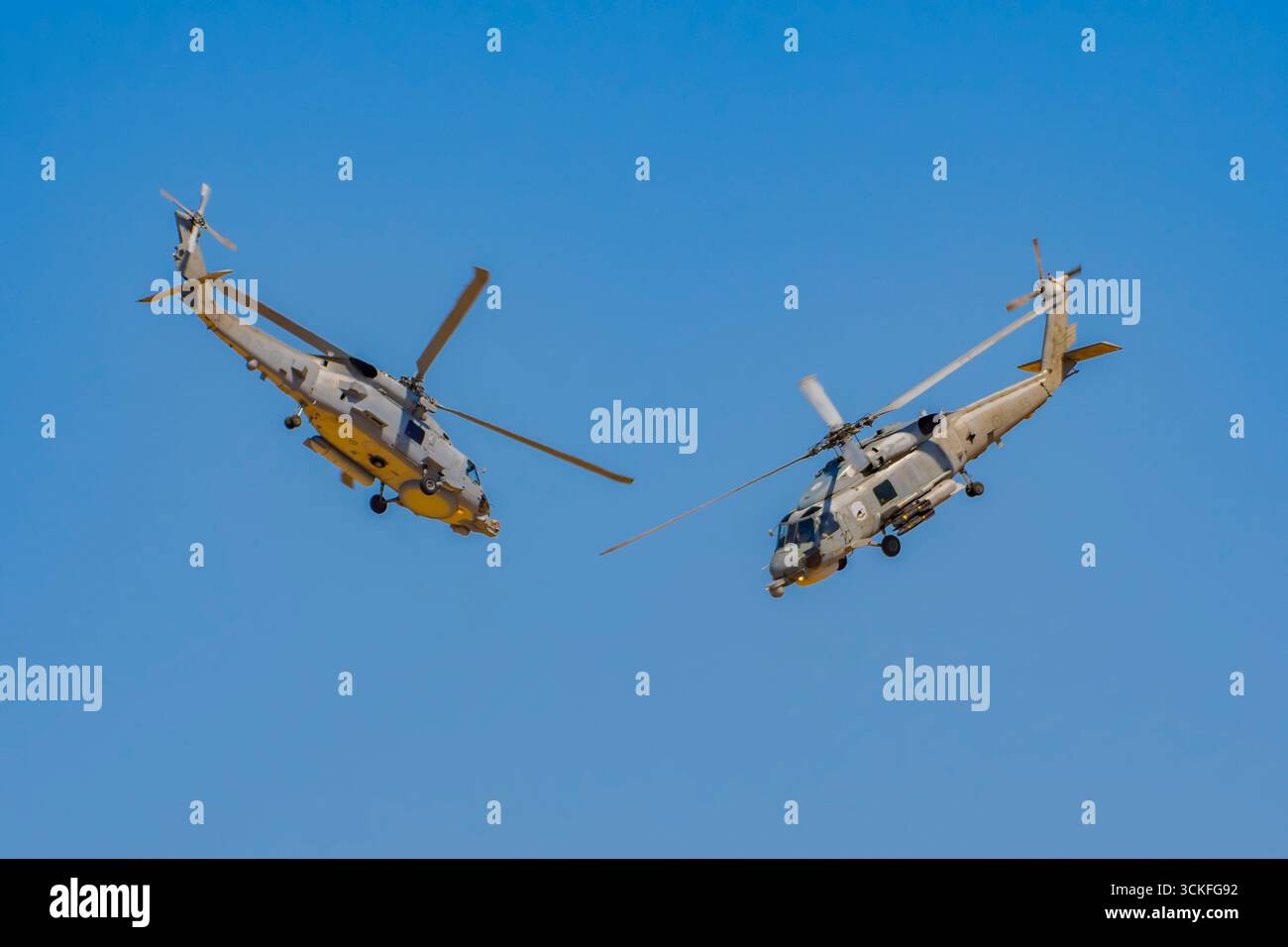Sikorsky MH-60R Romeo all'AFW 2025 di Tanagra, Grecia Foto Stock