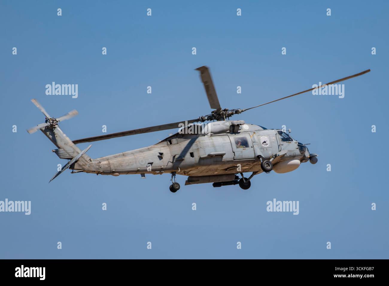 Sikorsky MH-60R Romeo all'AFW 2025 di Tanagra, Grecia Foto Stock