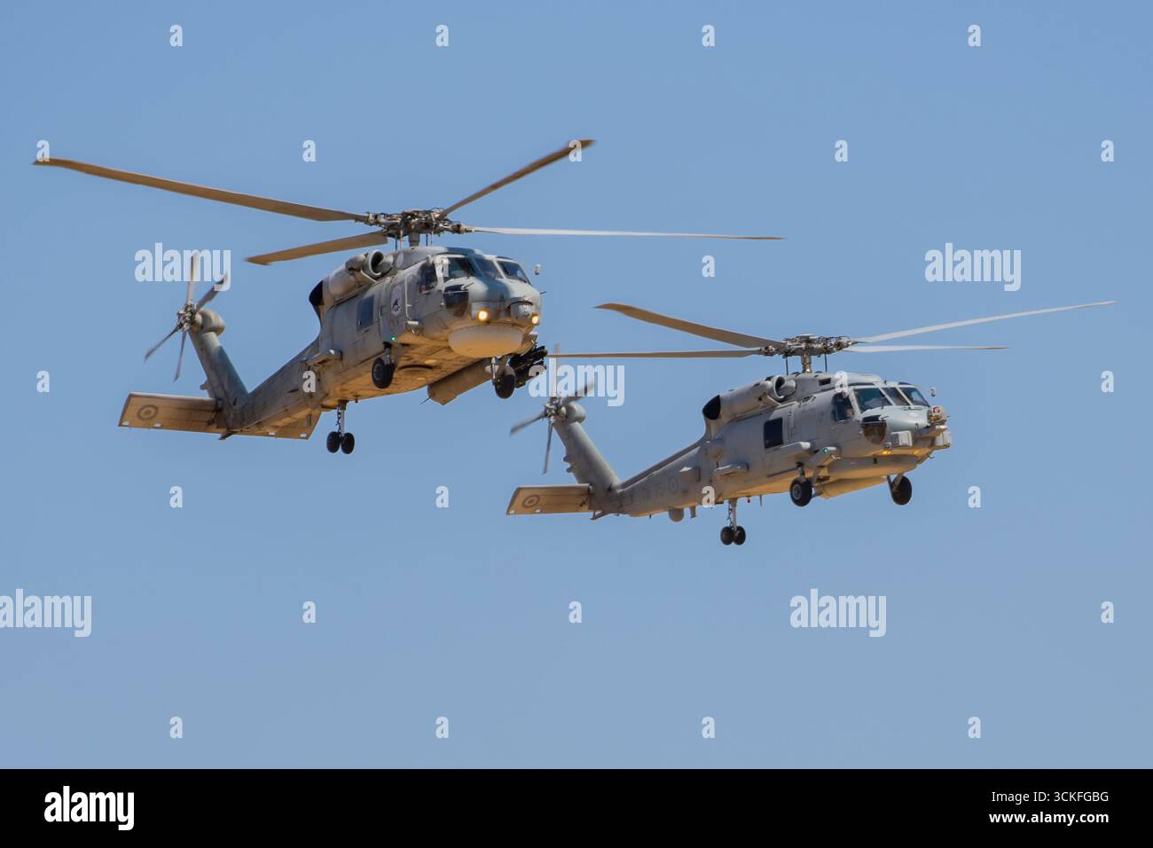 Sikorsky MH-60R Romeo all'AFW 2025 di Tanagra, Grecia Foto Stock