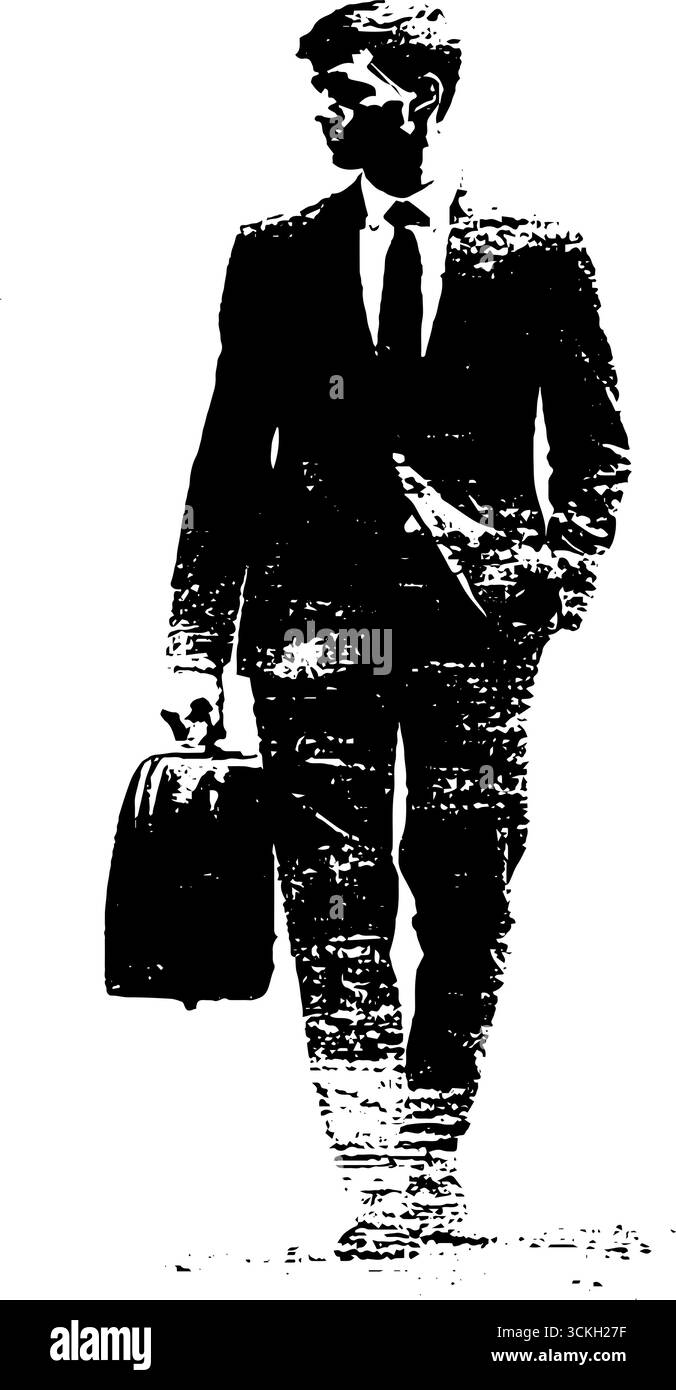 Grunge le illustrazioni in bianco e nero degli autobus zombie con stile urbano in difficoltà per il design di halloween. Illustrazione Vettoriale