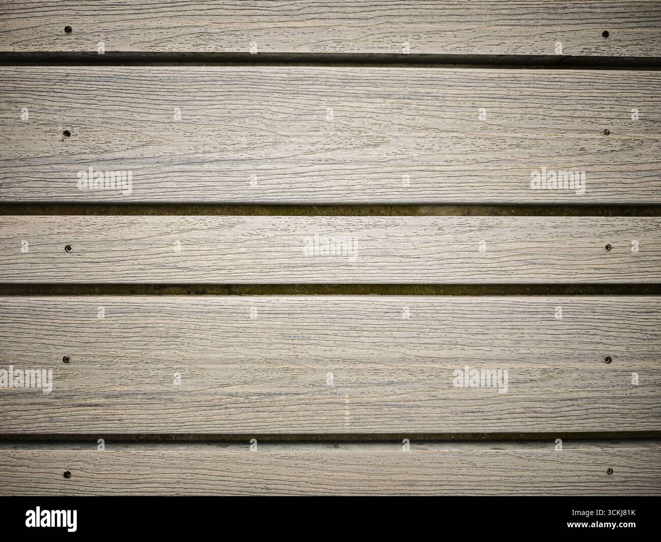 Primo piano di tavole di legno con linee orizzontali e consistenza naturale . Foto di alta qualità Foto Stock