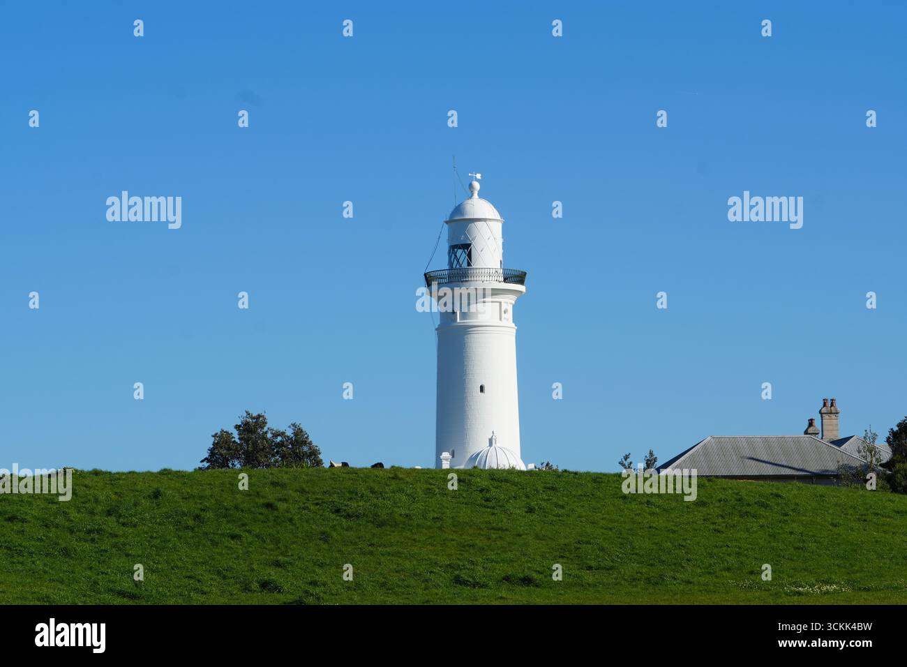 Faro di Macquarie, la vista del primo faro dell'Australia, Vacluse, Sydney, Australia Foto Stock