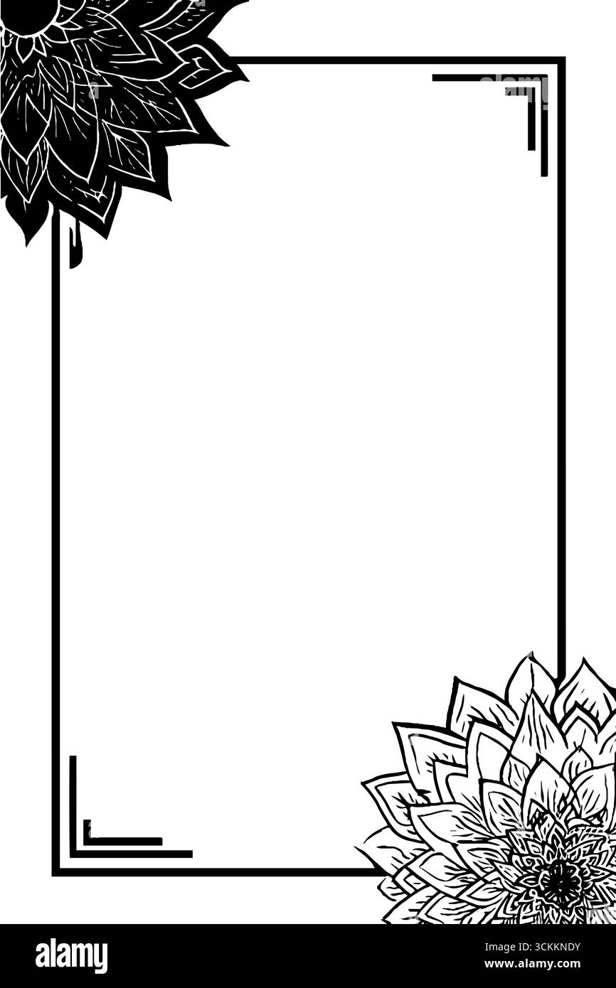 Banner astratto con sovrapposizioni frammenti mandala per creare uno sfondo creativo. Illustrazione Vettoriale