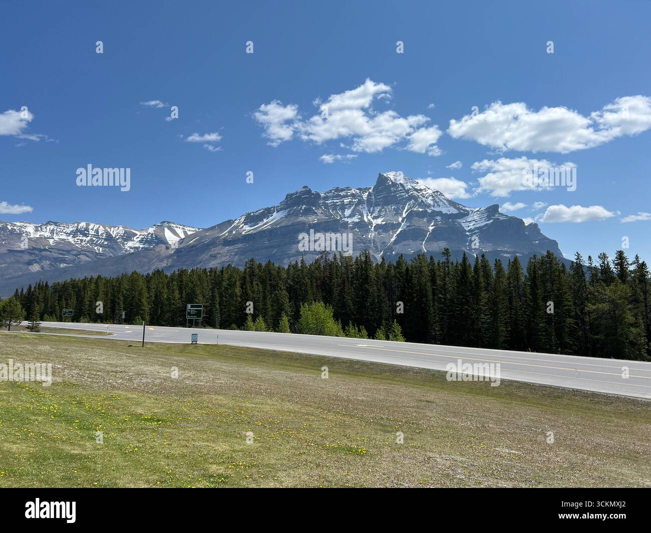 Il Parco Nazionale di Banff - Immagine stock catturata con smartphone