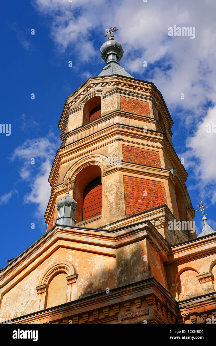 Cattedrale ortodossa di Sant'Isidoro a Valga, Estonia, negli Stati baltici Foto Stock
