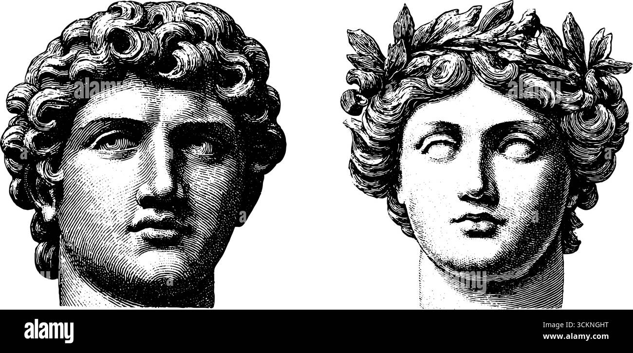 il dio romano vulcano ha inciso illustrazioni ambientate per progetti d'arte storica e di design. Illustrazione Vettoriale