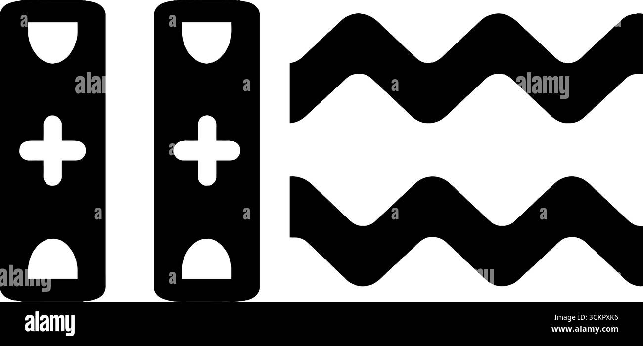 Componenti cibernetici futuristici e icone di interfaccia per la progettazione tecnologica. Illustrazione Vettoriale