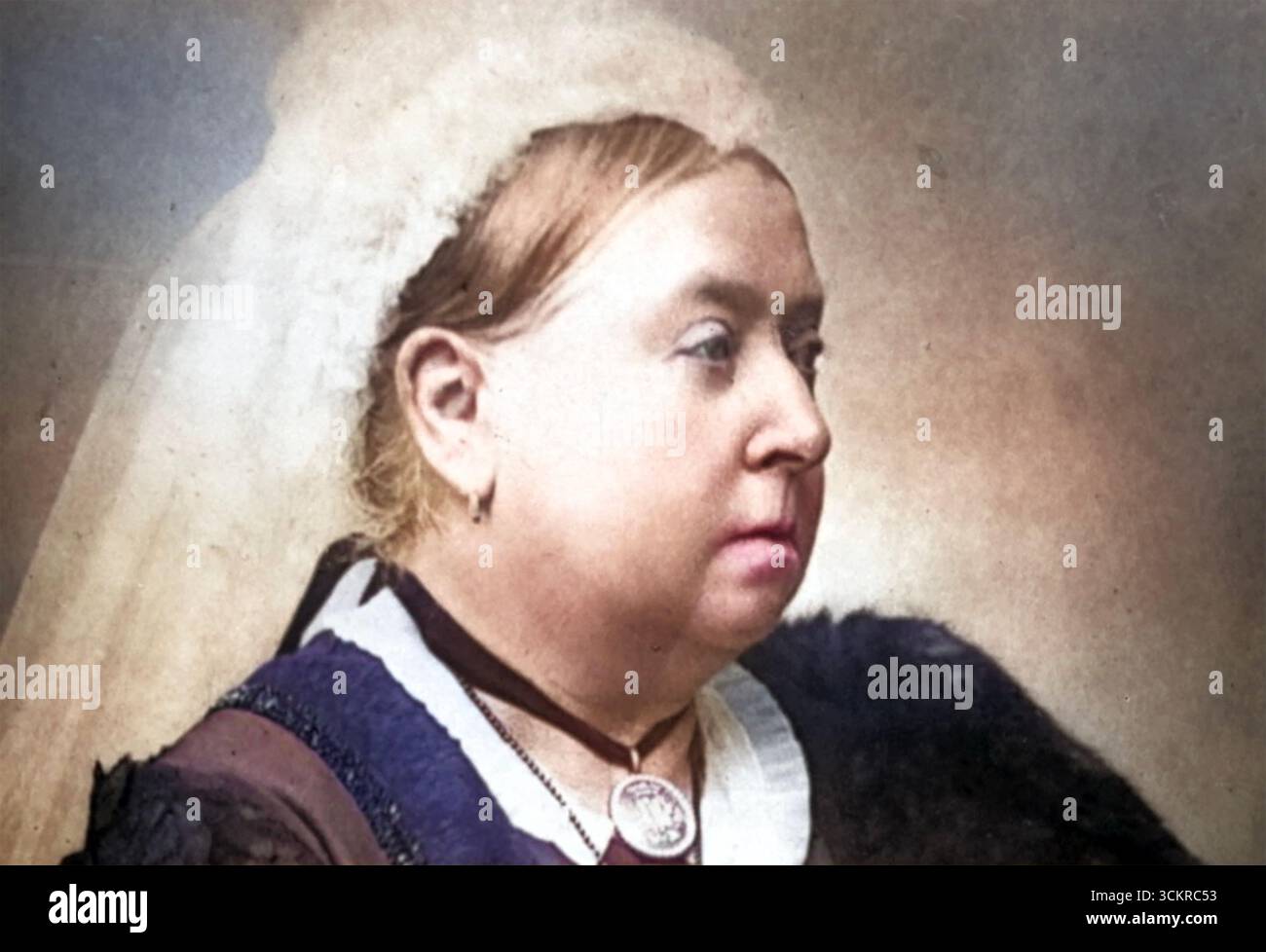 REGINA VITTORIA (1819-1901) monarca britannico intorno al 1882 Foto Stock