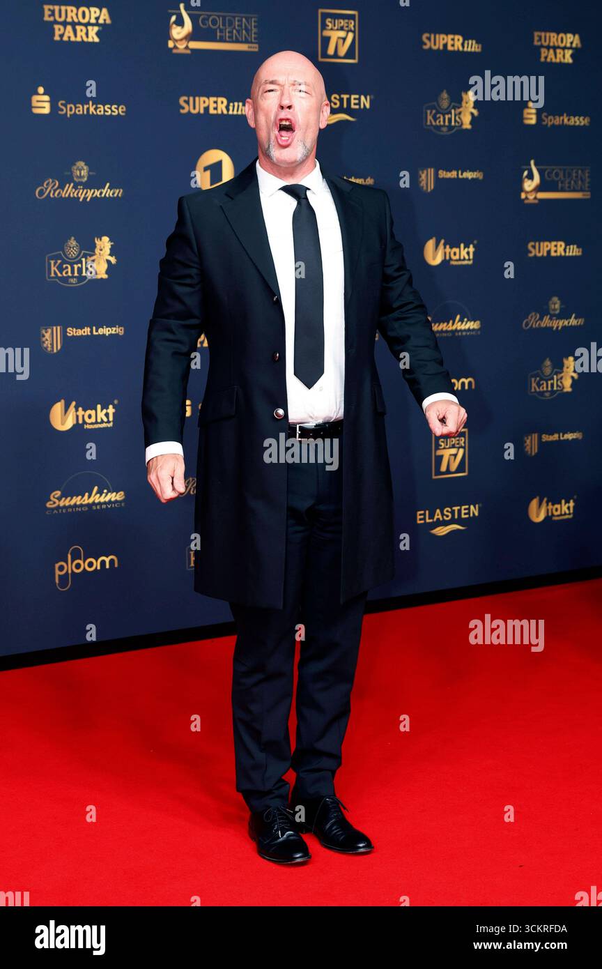 Der Graf von Unheilig bei der 31. Verleihung der Goldenen Henne 2025 a der Leipziger Messe. Lipsia, 12.09.2025 *** il Conte di Unheilig alla presentazione 31 del Golden Hen 2025 al Centro Fieristico di Lipsia, 12 09 2025 foto:XR.xStoffelsx/xFuturexImagex henne_5407 Foto Stock