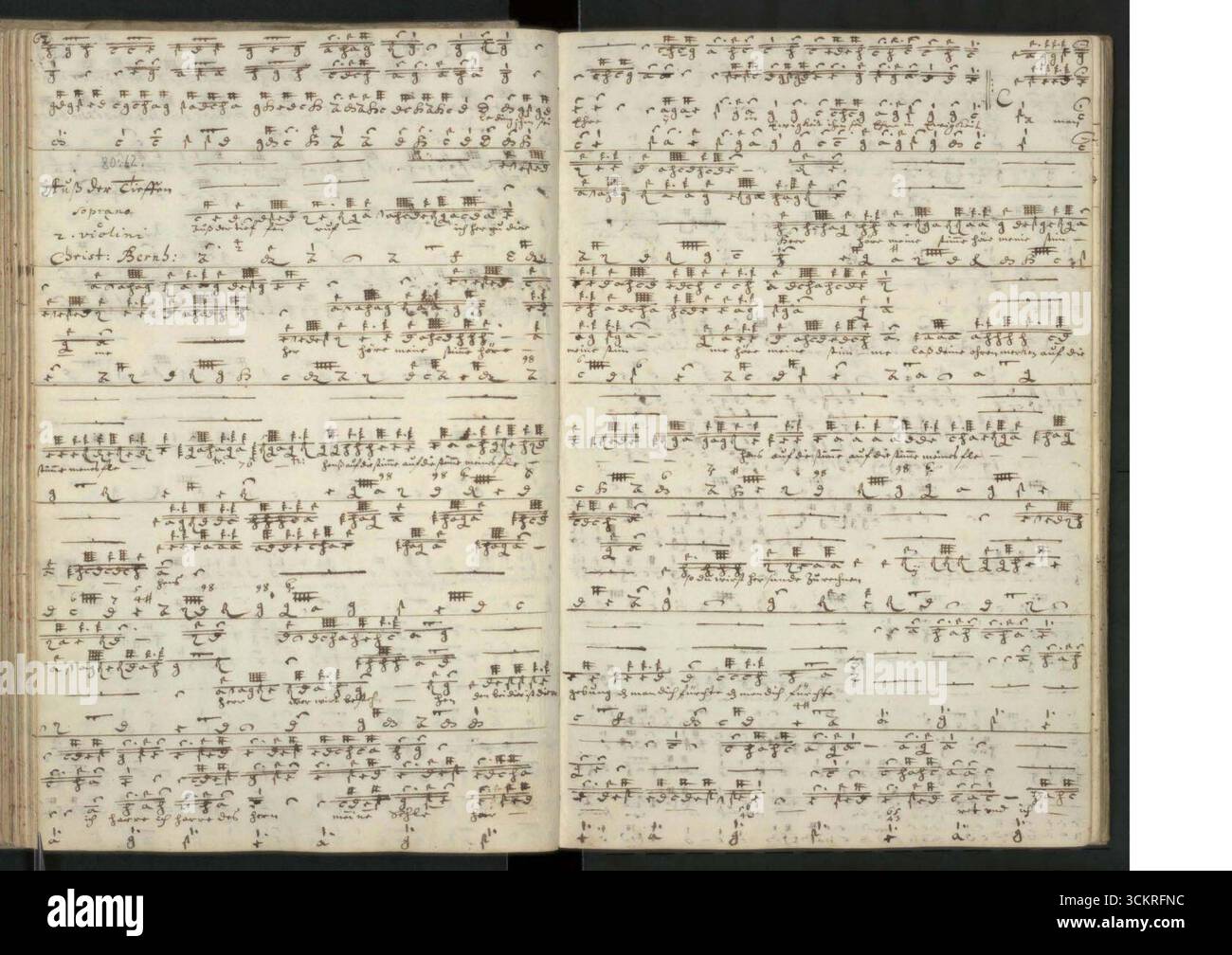 O welch eine Tiefe des Reichtums (Bernhard, Christoph) 03. Foto Stock