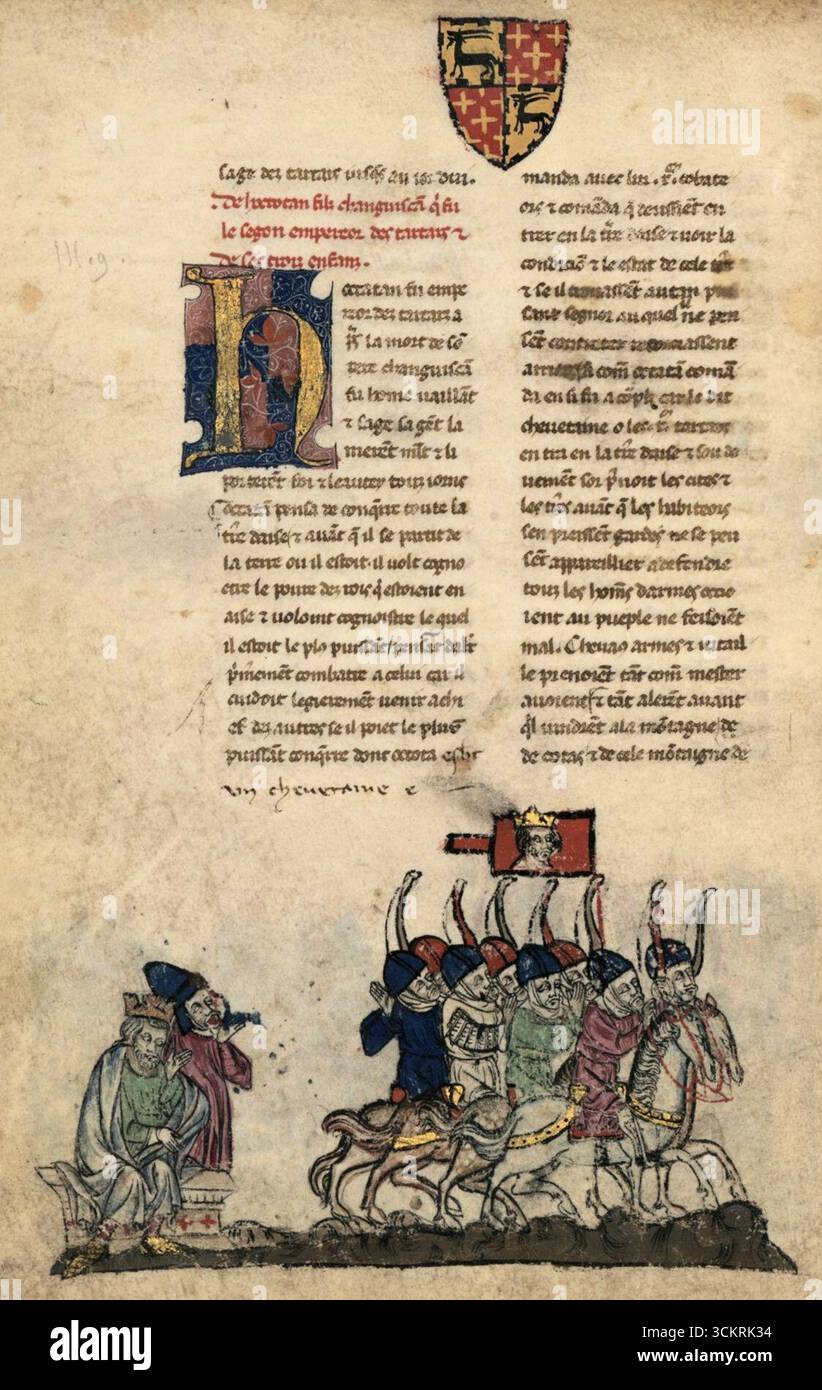 Ogodei Khan mandò le sue truppe alla conquista. Foto Stock