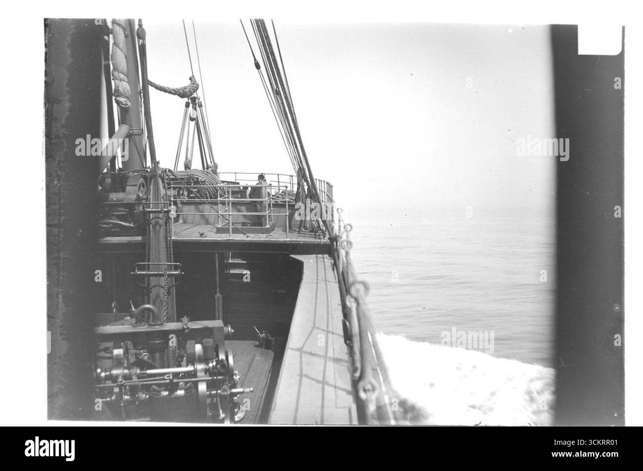 Sul ponte del Cumbrae, il canale di St George. Foto Stock