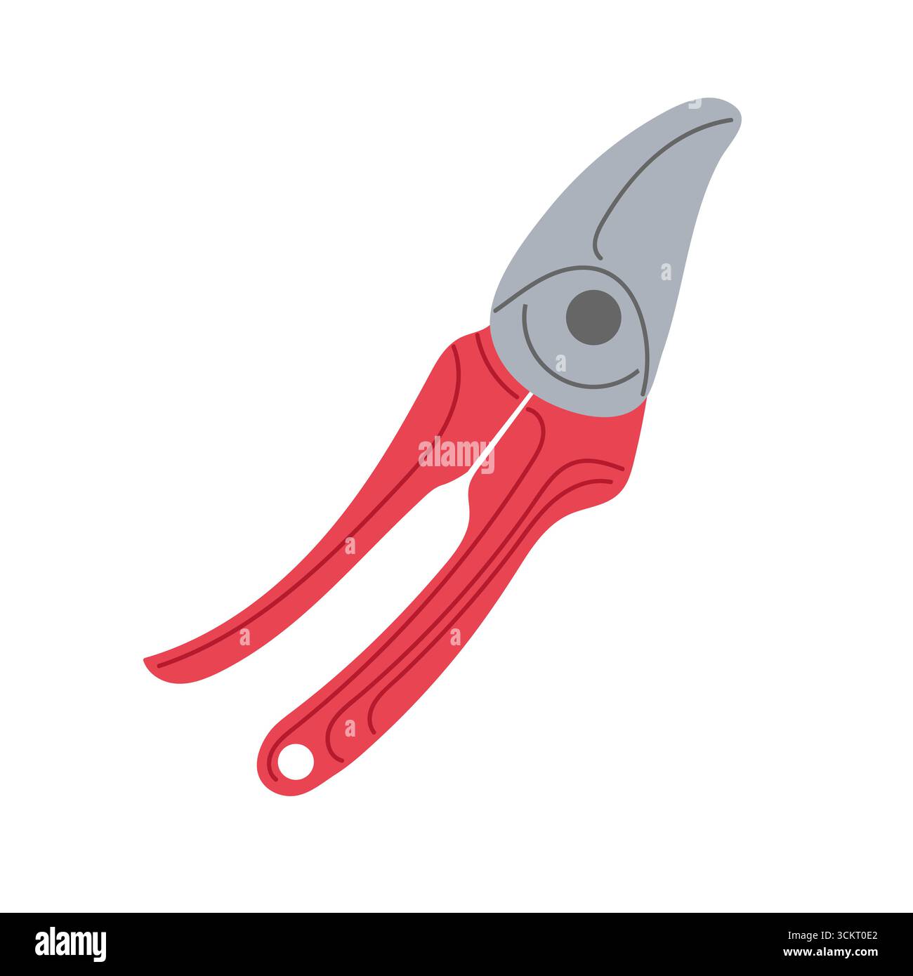 Cesoie per potatura di alta qualità progettate per attività di giardinaggio e cura delle piante efficaci Illustrazione Vettoriale