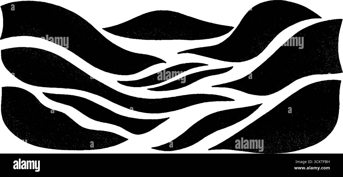 Texture color nebbia bianca e nera minimalista per progetti di design artistico. Illustrazione Vettoriale