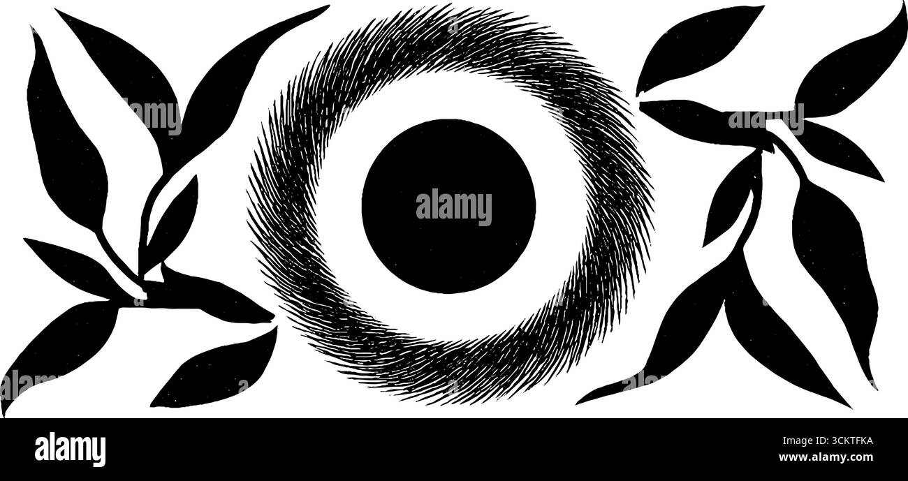 Design concettuale surreale con lancetta dell'orologio, elementi bendati ed elementi spinosi. Illustrazione Vettoriale