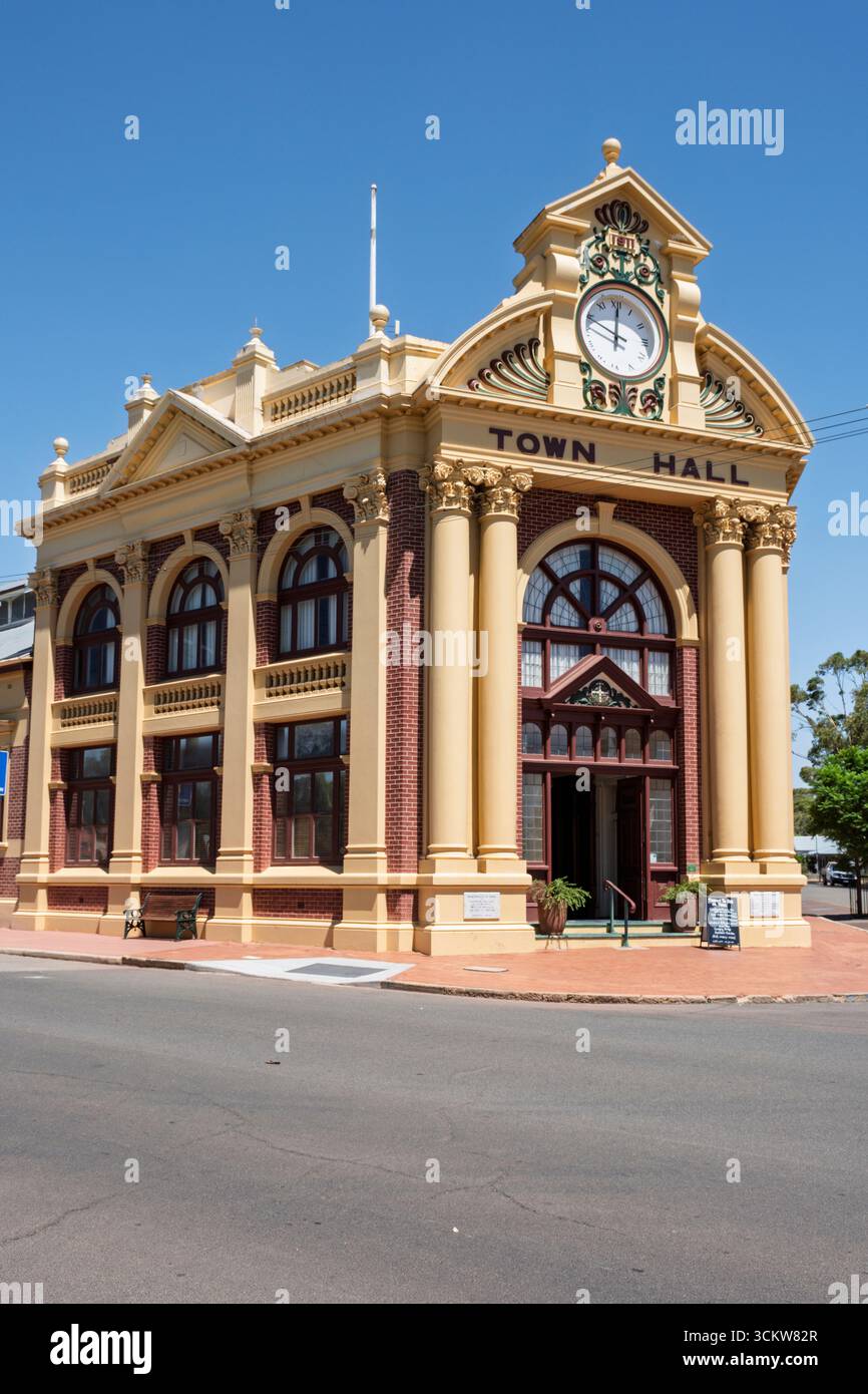 Il municipio edoardiano di York, Australia Occidentale Foto Stock