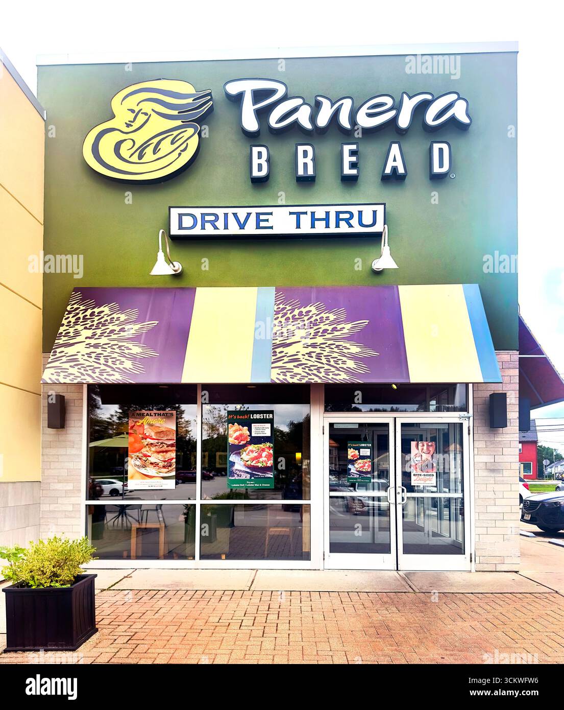 Panera Bread, esterno dell'edificio, Webster, Massachusetts, Stati Uniti Foto Stock