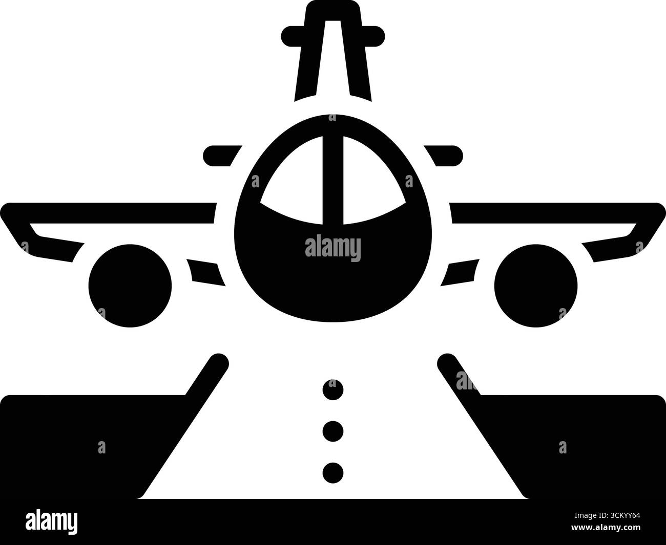 Icona per imbarcazione, aereo Illustrazione Vettoriale