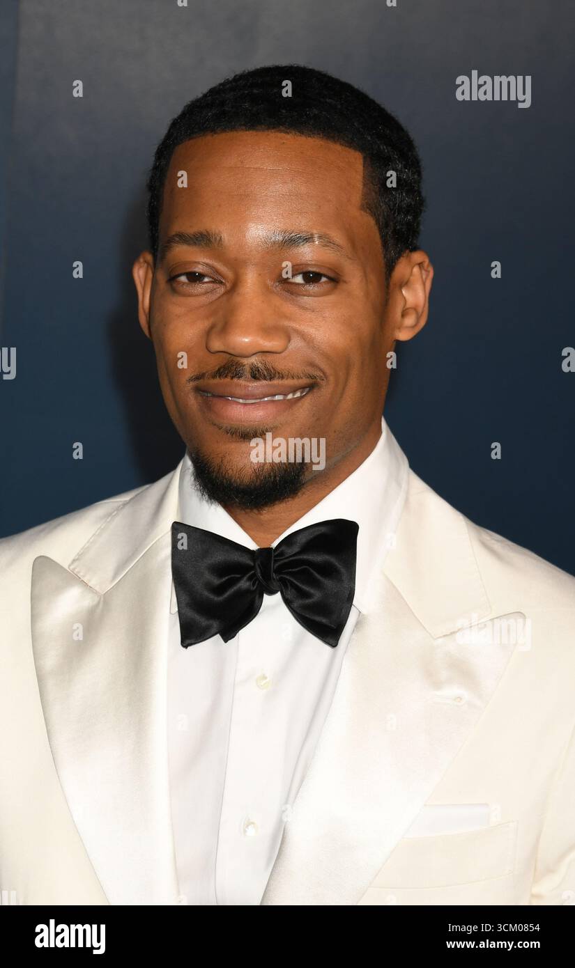 Beverly Hills, CA. 13 settembre 2025. Tyler James Williams della Warner Bros 77th Primetime Emmy Awards Nominees Celebration di Television Group a spago a Beverly Hills, California, il 13 settembre 2025. Crediti: Jeffrey Mayer/Media Punch/Alamy Live News Foto Stock