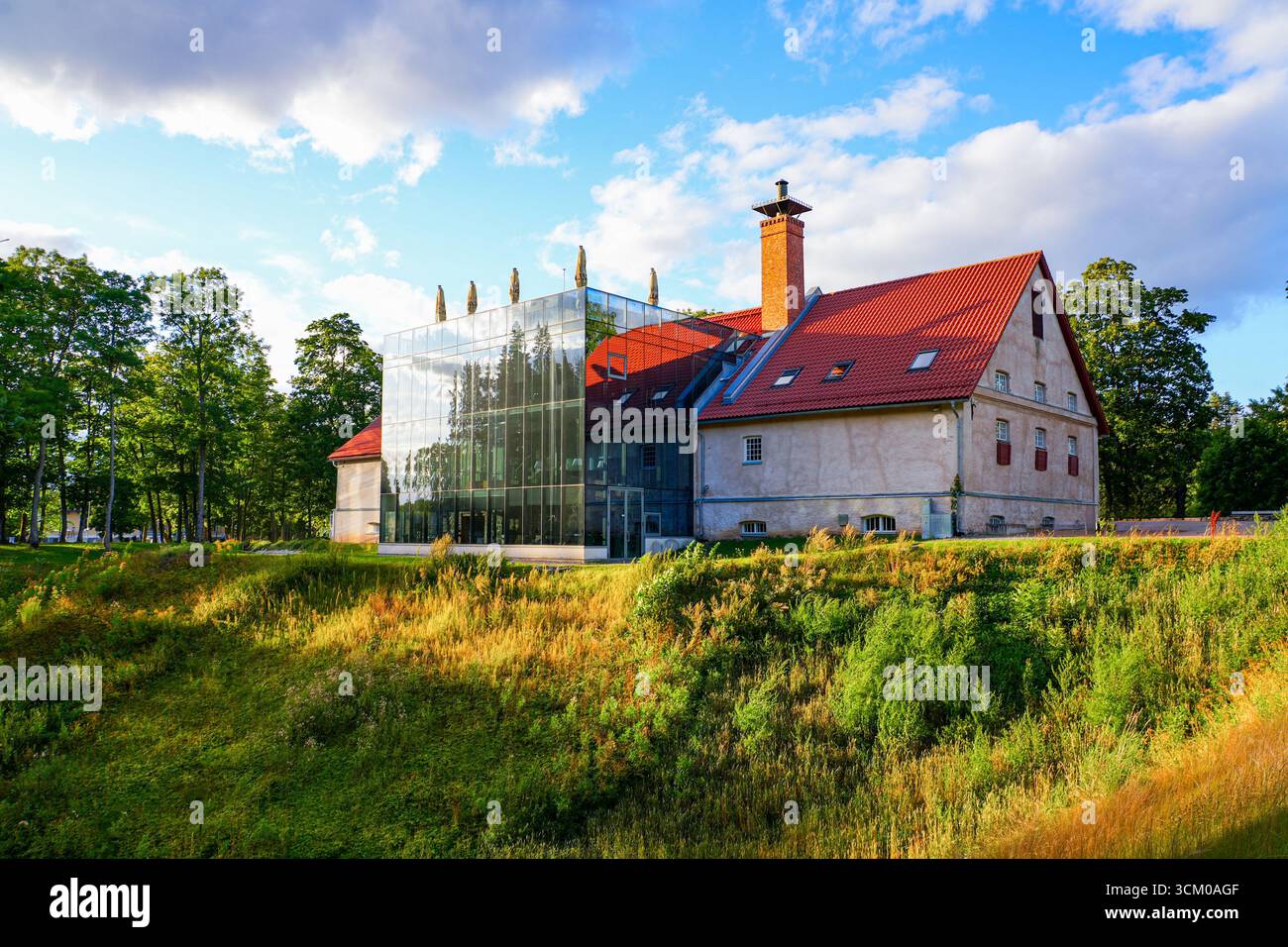 Centro di musica tradizionale estone a Viljandi in Estonia, uno degli stati baltici Foto Stock