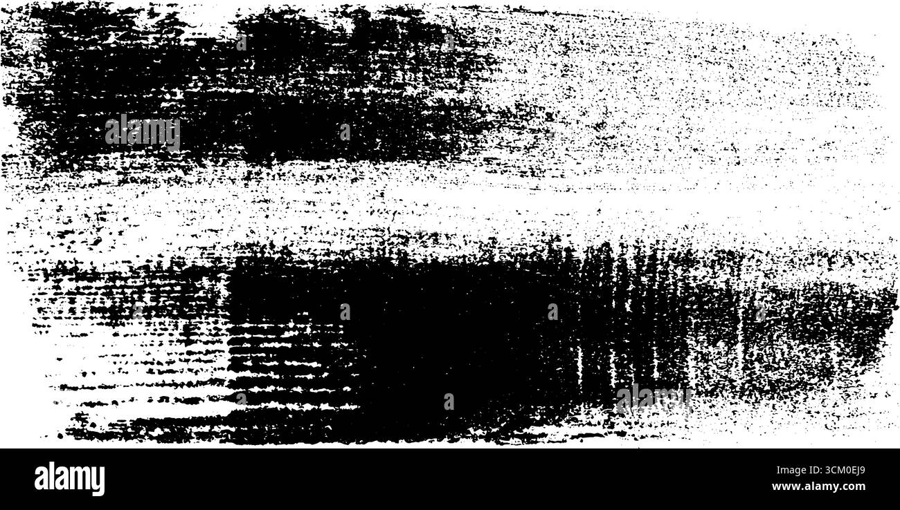 Bordo negativo della pellicola senza cuciture con macchie chimiche per progetti di progettazione creativa. Illustrazione Vettoriale