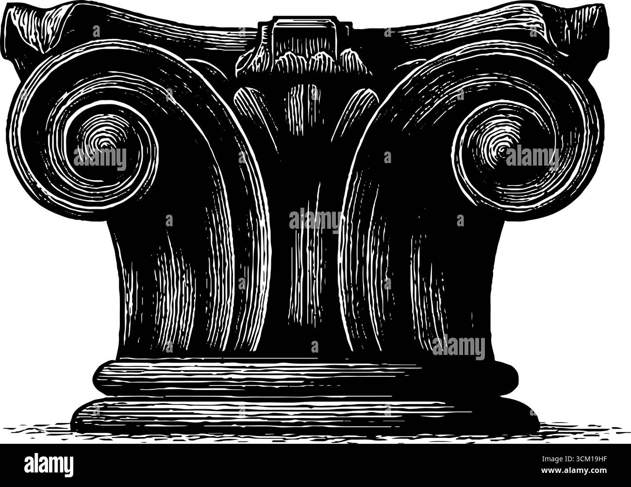 Bozza d'ornamento vintage in stile art nouveau per progetti di design e arredamento. Illustrazione Vettoriale