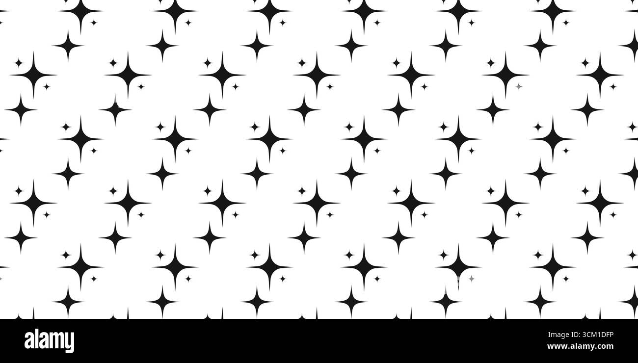 Motivo a stella scintillante per sfondi luminosi, luminosi e decorativi Illustrazione Vettoriale