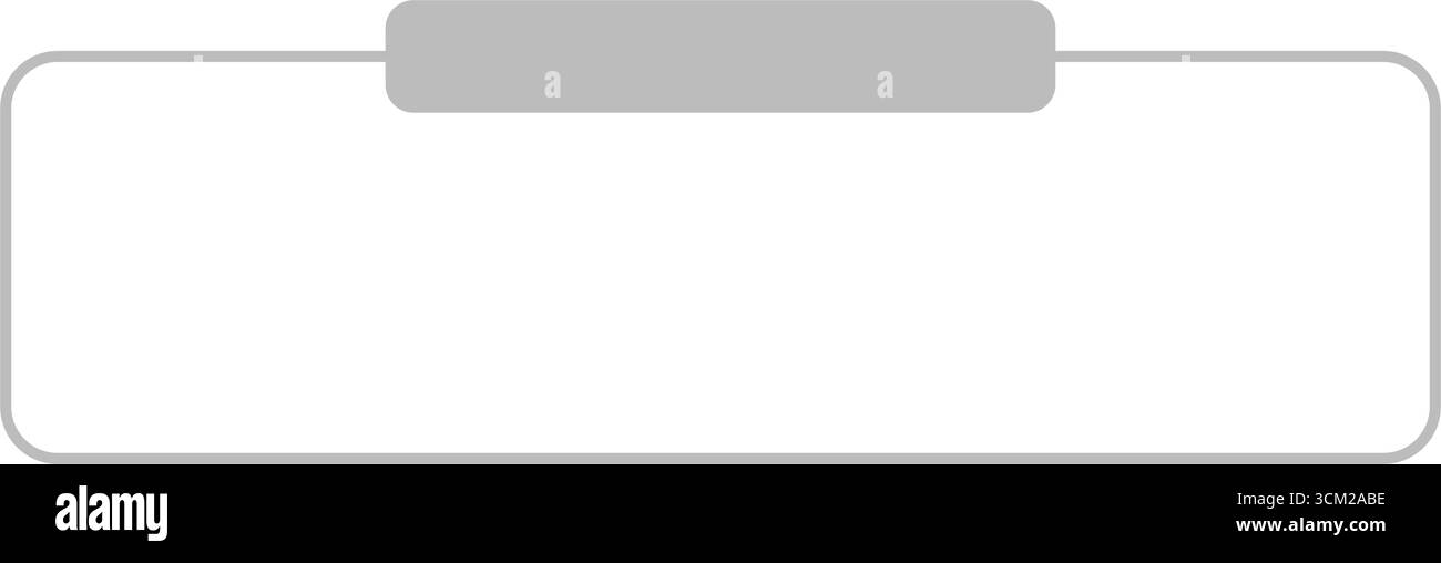 Elemento icona casella di testo ed area di testo - UI, Web, immagine vettoriale a colori piatta per i modelli Illustrazione Vettoriale