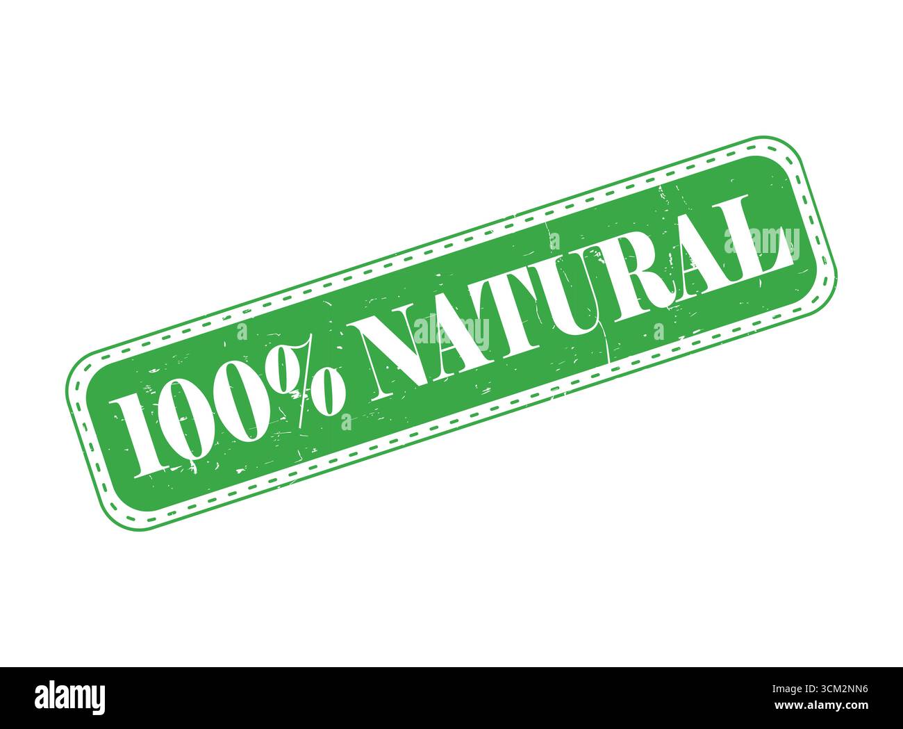 Sigillo in gomma naturale al 100% su una barra Illustrazione Vettoriale