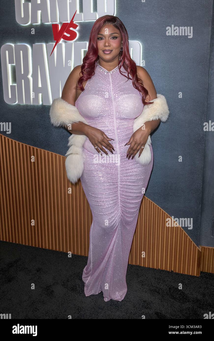 Las Vegas, Nevada, Stati Uniti. 13 settembre 2025. Lizzo al canelo vs Crawford Fight Night di Netflix all'Allegiant Stadium il 13 settembre 2025 a Las Vegas, Nevada. Crediti: Dee CEE Carter/Media Punch/Alamy Live News Foto Stock