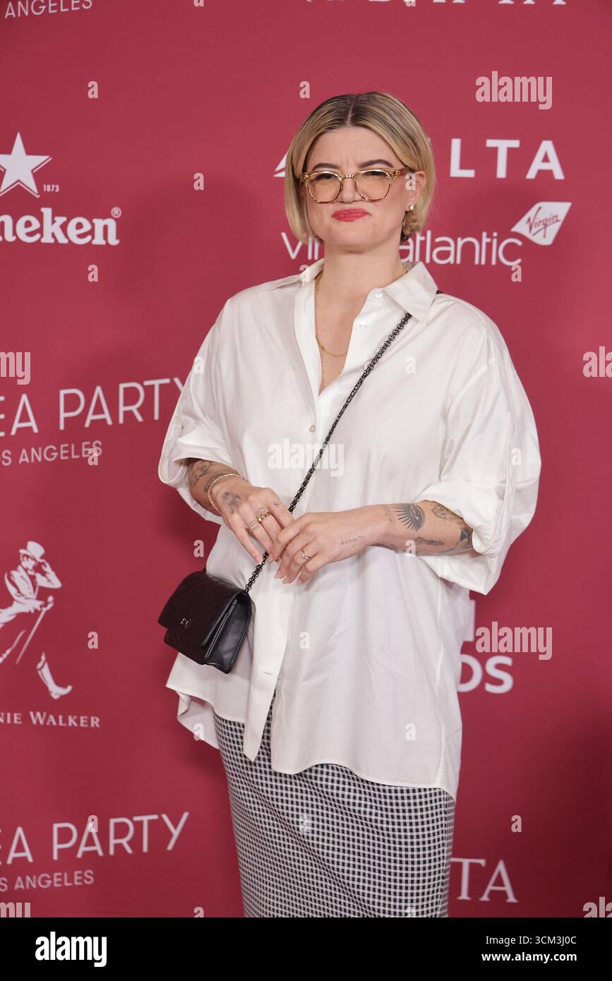 Leslye Headland partecipa al BAFTA TV Tea Party al Maybourne Beverly Hills il 13 settembre 2025 a Beverly Hills, California. Foto: Crash/imageSPACE /MediaPunch Foto Stock