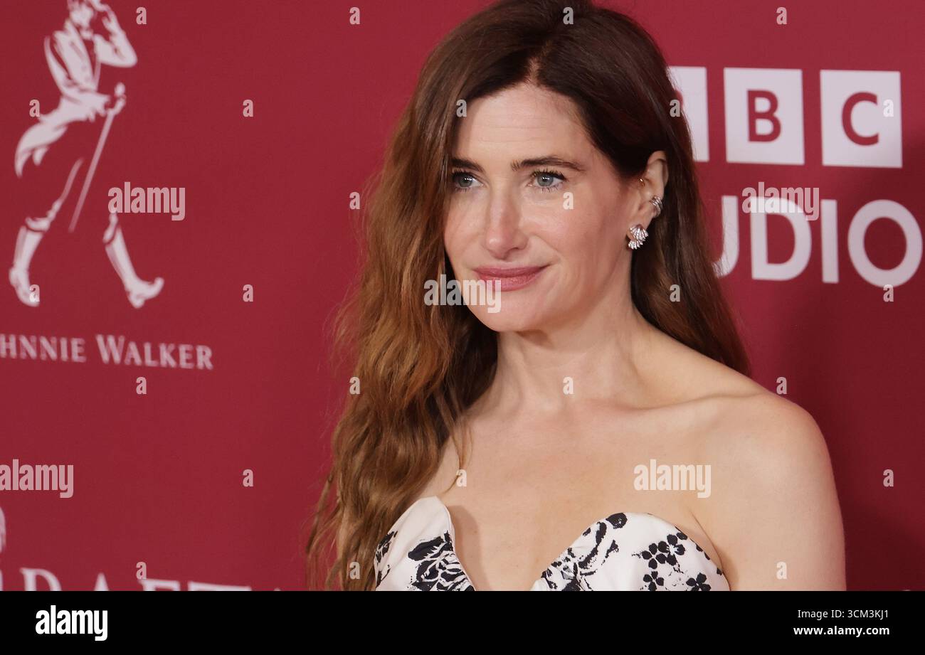 Kathryn Hahn partecipa al BAFTA TV Tea Party al Maybourne Beverly Hills il 13 settembre 2025 a Beverly Hills, California. Foto: Crash/imageSPACE /MediaPunch Foto Stock