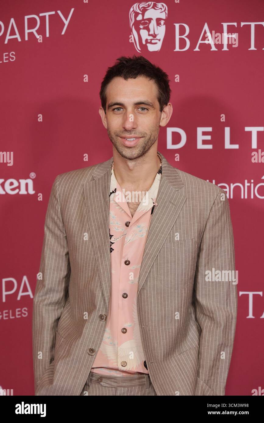Blake Berris partecipa al BAFTA TV Tea Party al Maybourne Beverly Hills il 13 settembre 2025 a Beverly Hills, California. Foto: Crash/imageSPACE /MediaPunch Foto Stock