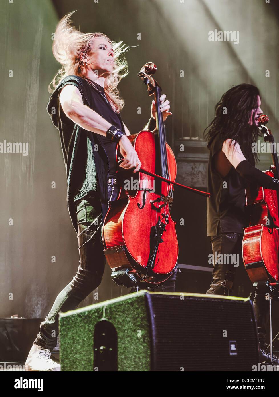 Concerto della band Apocalyptica alla Nevermore Hall di Baltimora, Maryland, USA il 13 settembre 2025. Foto Stock