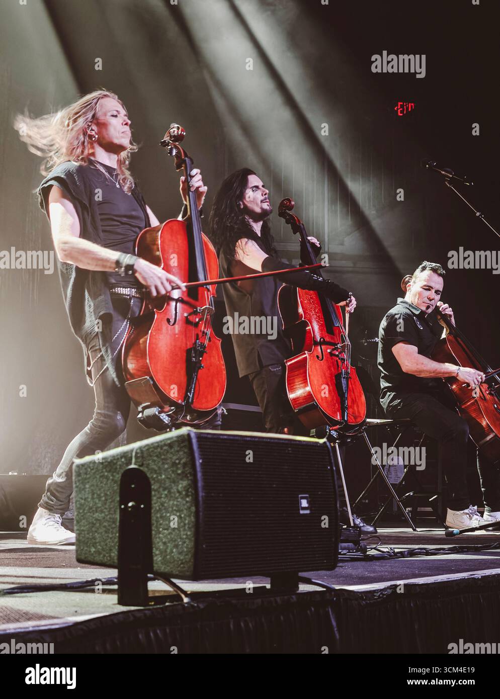 Concerto della band Apocalyptica alla Nevermore Hall di Baltimora, Maryland, USA il 13 settembre 2025. Foto Stock