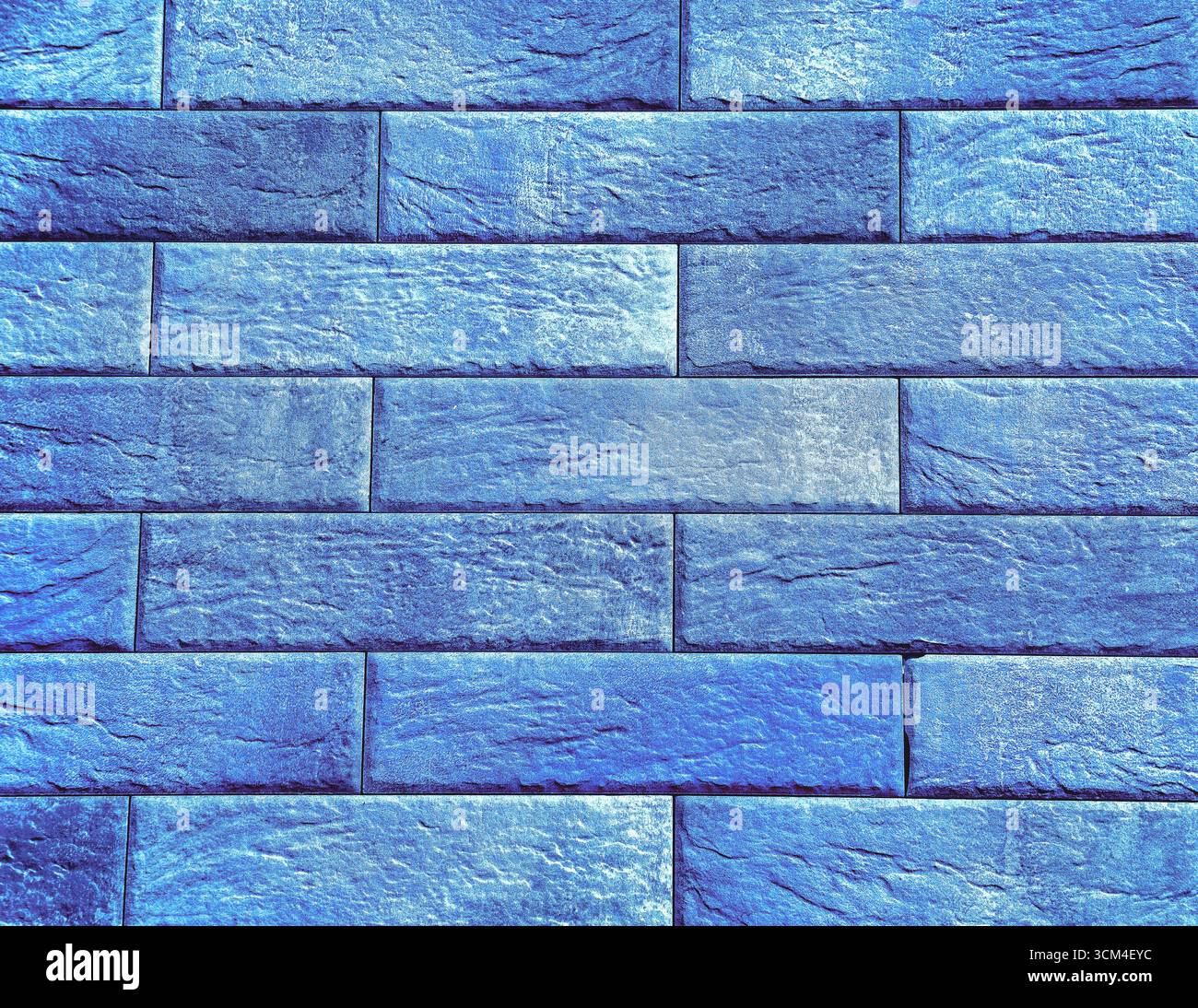 Texture per pareti in mattoni blu - sfondo testurizzato di alta qualità per progetti di Web Design, sfondo digitale, sfondo e marketing creativo Foto Stock