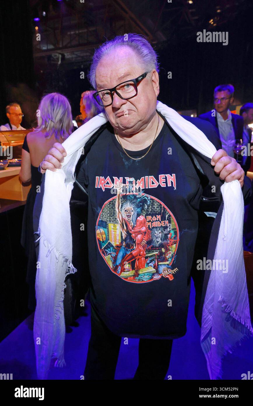 12.09.2025, Heinz Rudolf Kunze, zur Goldenen Henne 2025, Messe Leipzig, Berlino, Sachsen *** 12 09 2025, Heinz Rudolf Kunze, per il Golden Hen 2025, Messe Leipzig, Berlino, Sassonia Foto Stock