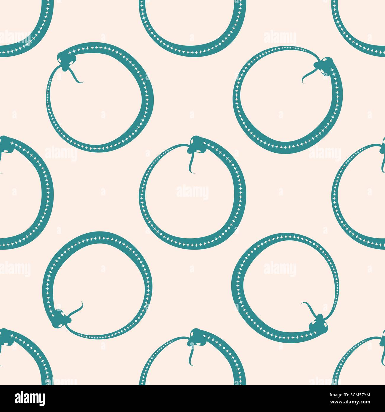 Silhouette simboli magici motivo senza cuciture, con elementi magici come serpente, occhio, carte tarocchi, mano, teschio, pozione, luna, farfalla, funghi, st Illustrazione Vettoriale