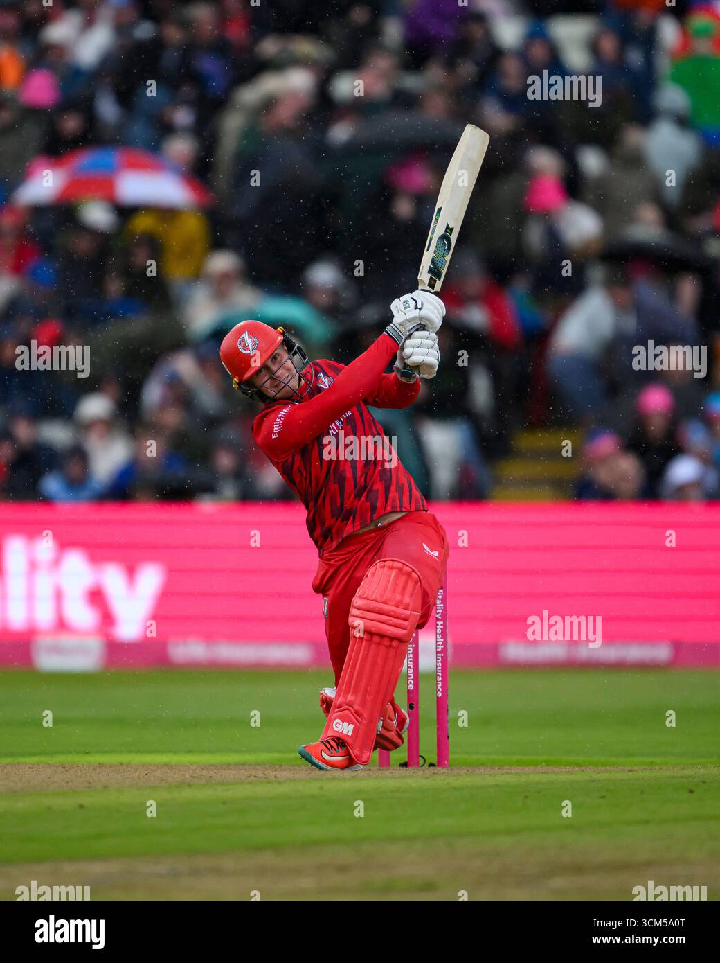 WARWICKSHIRE, REGNO UNITO. 13 settembre: Durante Lancashire Lightning vs Somerset - Vitality Blast semifinale all'Edgbaston Cricket Ground sabato 13 settembre 2025 nel WARWICKSHIRE, REGNO UNITO. Crediti: Taka Wu/Alamy Live News Foto Stock