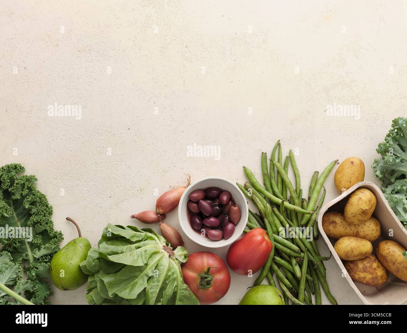 Ingredienti per piatti vegetariani Foto Stock
