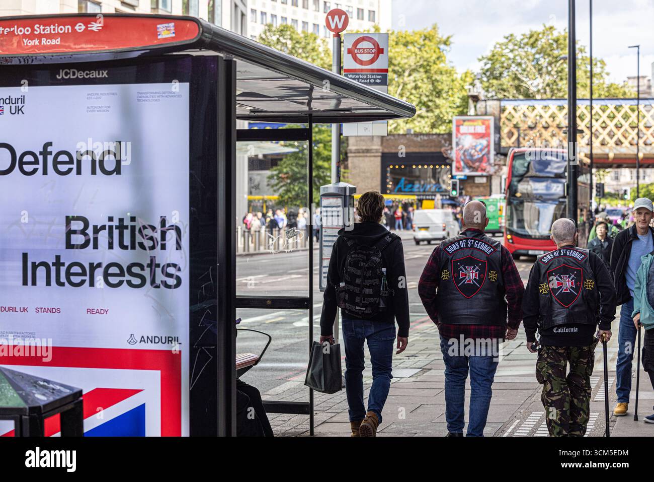 Tommy Robinson Unite The Kingdom Rally , Londra, Regno Unito Foto Stock