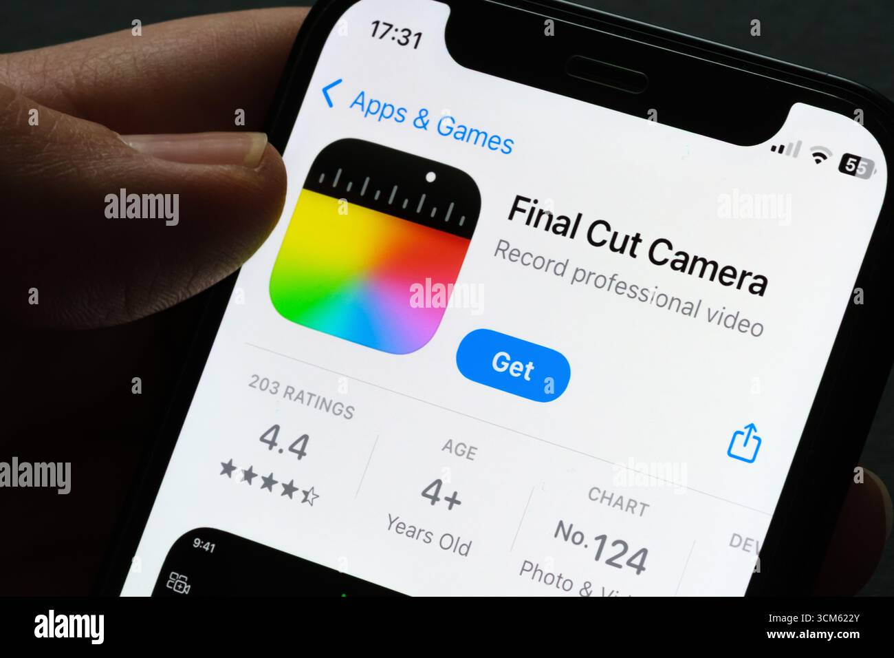 Final Cut camera Foto Stock