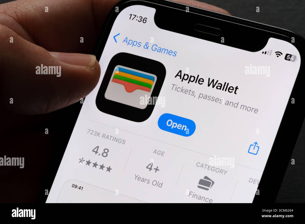 Apple Pay, Apple Wallet Foto Stock