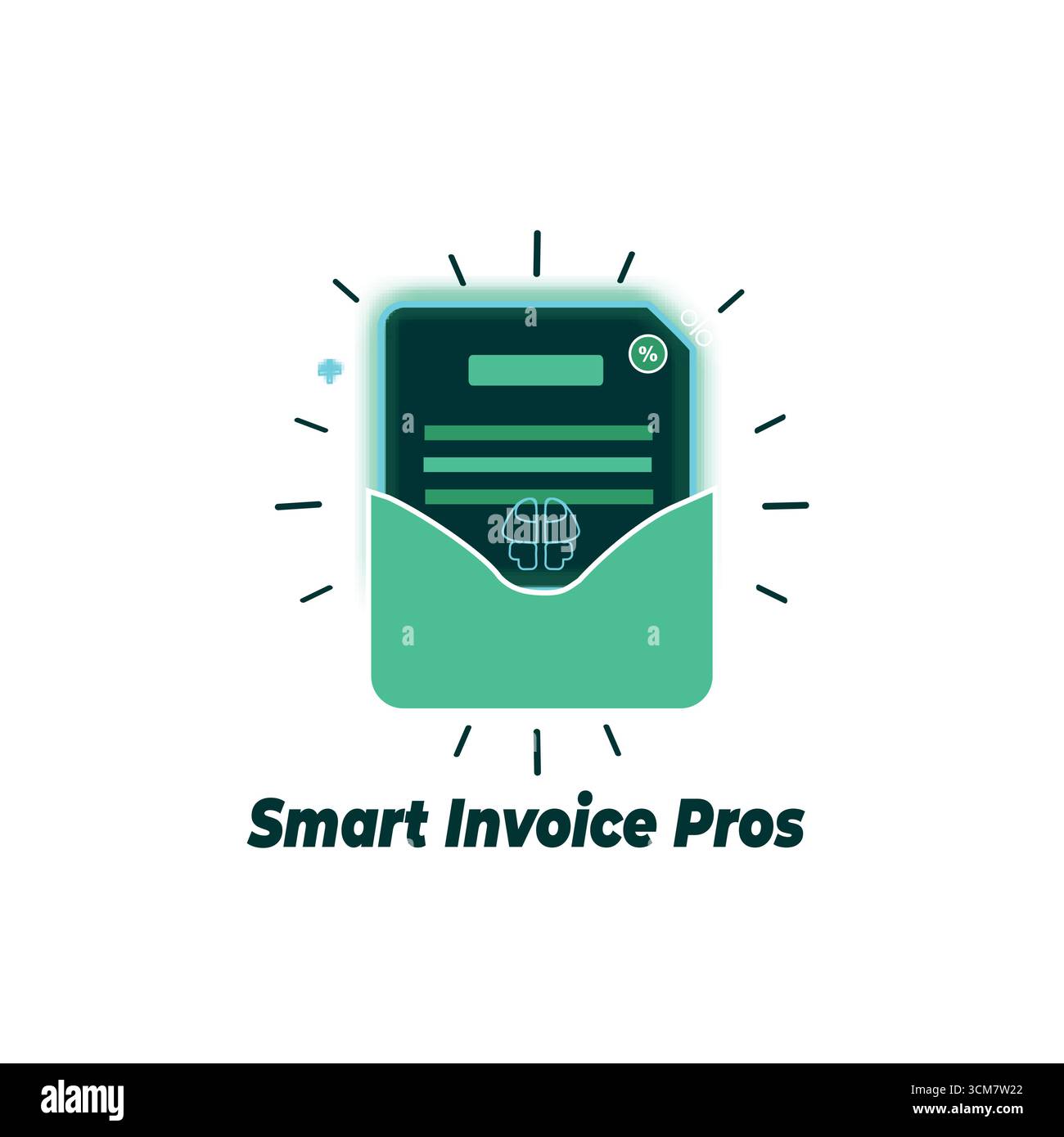 Dashboard del software di fatturazione professionale Smart Invoice Pro Illustrazione Vettoriale