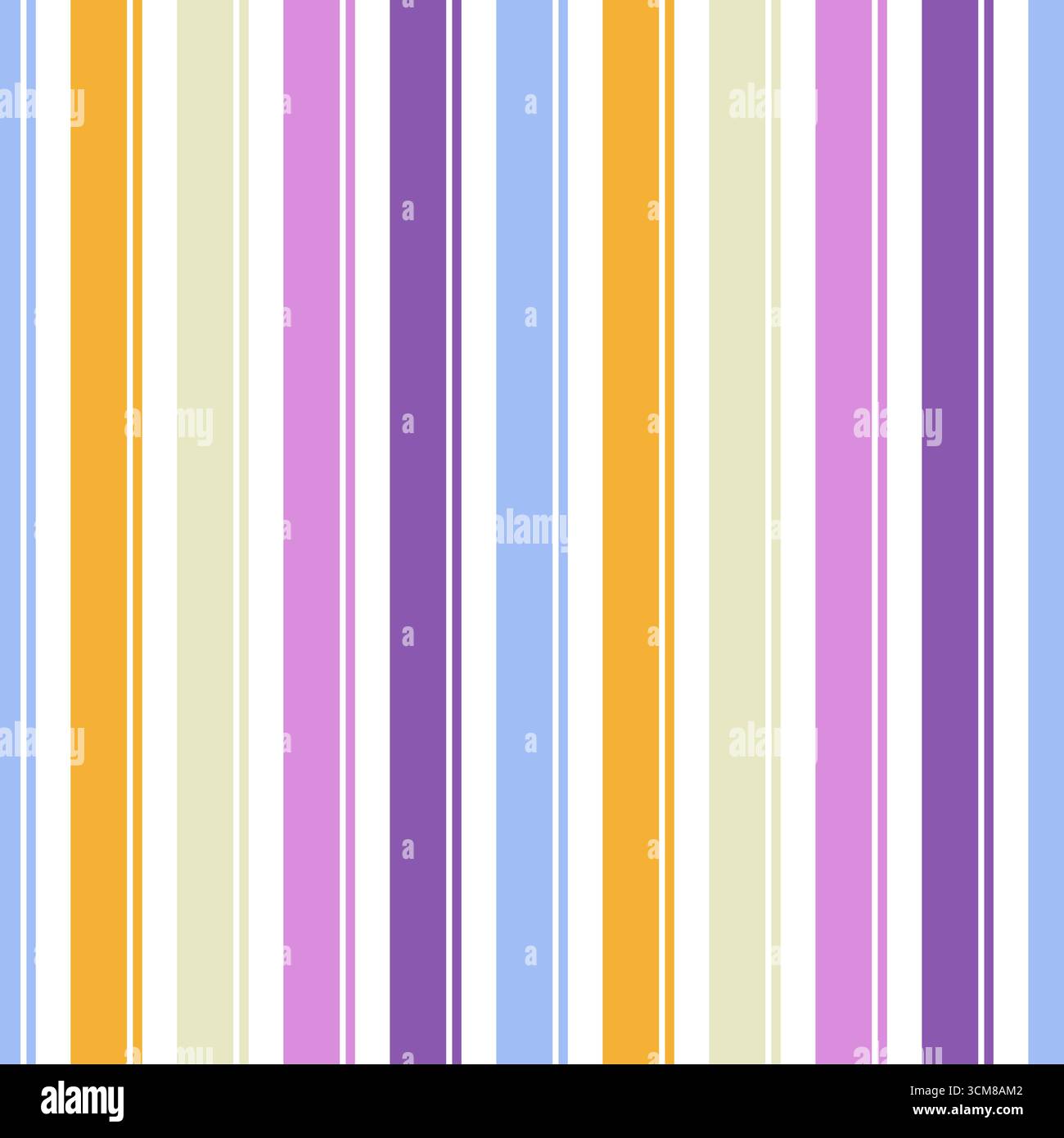 Motivo senza cuciture con strisce verticali colorate Illustrazione Vettoriale